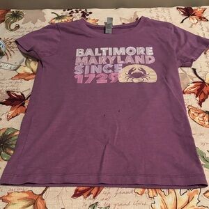 10/$5 Next Level Apparel Purple Graphic Tee